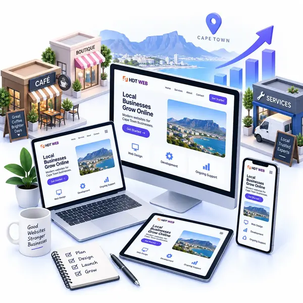 Professional small business website design for Cape Town businesses